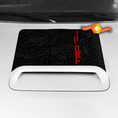 Adesivo in vinile cofano TRD off road Hood Scoop per Toyota 4Runner N280 2009-2024