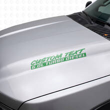 Kit Adesivi in Vinile per Cofano Turbo Diesel 6.0L per Musclecar F250 F350_3