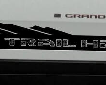 Kit Adesivi Vinile Personalizzati Strisce Laterali Montagna per Jeep Grand Cherokee_2