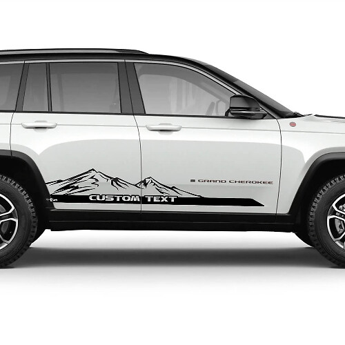 Adesivo in Vinile con Strisce Personalizzate per Porte Mountains per Jeep Grand Cherokee Trailhawk