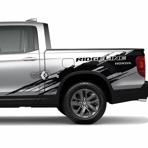 Kit di adesivi laterali in vinile Splash Mud per Honda Ridgeline 2023