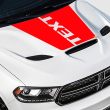 Adesivo in Vinile con Testo Personalizzato Blackout per Cofano Dodge Durango 2018-2020_2