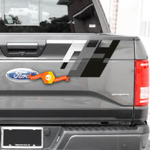 Ford Ranger F-150 RAPTOR mimetico porte del letto laterale e decalcomania del portellone posteriore grafica in vinile
 2