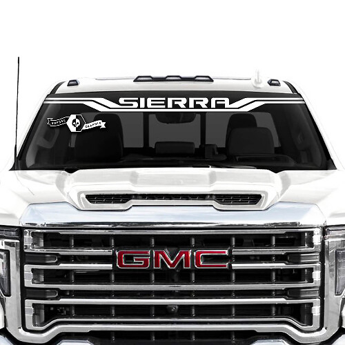 Adesivo in Vinile per Parabrezza Sierra per GMC Sierra