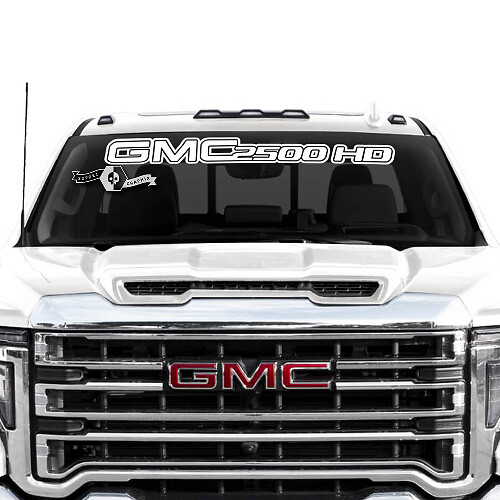 Adesivo in Vinile per Finestrino GMC Sierra 2500HD