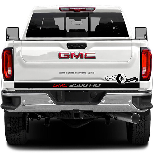 Adesivo Vinilico a Striscia con Scritta GMC per Portellone GMC Sierra 2500HD 2022-23