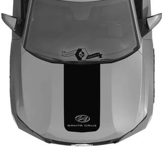 Decalcomania per cofano per Hyundai Santa Cruz Adesivi laterali in vinile Decal Graphic
