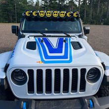 Jeep Wrangler JL 2023 Retro Rubicon Kit Decalcomanie per adesivi in ​​vinile Kit 1
 4