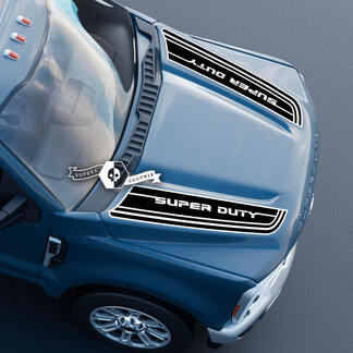 Cofano Ford Super Duty 2023 Up Lines Dual Decals Adesivi Grafica Vinile 2 Colori
