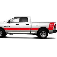 Adesivo Vinile Laterale Personalizzato con Logo Hemi per Dodge Ram 1500_2