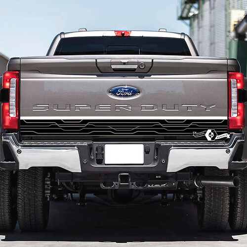 Portellone posteriore Ford Super Duty 2023 Linee geometriche Decalcomanie in vinile Adesivi Grafica
