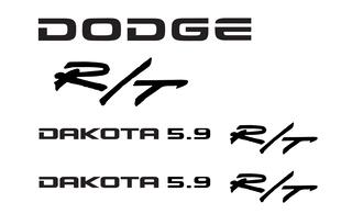 Kit adesivo decalcomania Dodge Dakota 5.9 R/T Dodge molti colori