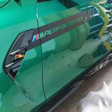 Coppia di adesivi laterali stile M Performance per BMW M3 M4 G80 G82 G83_2