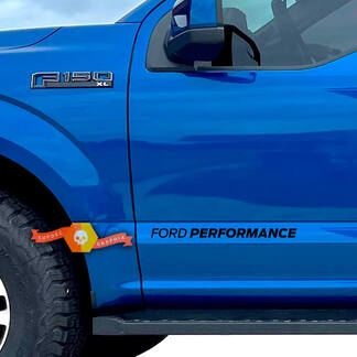 Coppia Ford F-150 Raptor FORD PERFORMANCE Sport Racing Stripe Emblem Car Truck Ford Performance
