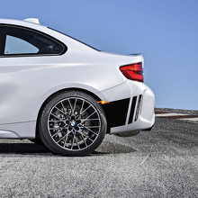 Kit adesivi in vinile con strisce cofano e fiancate posteriori per BMW M2 Competition F87_2