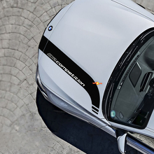 Kit adesivi in vinile con strisce cofano e fiancate posteriori per BMW M2 Competition F87_3