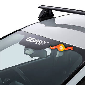 Grafica della decalcomania per finestra con logo Ford Focus Fiesta Beast St
