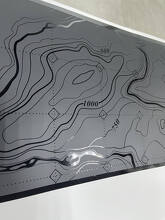 Adesivo Vinile con Mappa Topografica TRD Sport per Cofano Toyota Tacoma 2016-2024_4