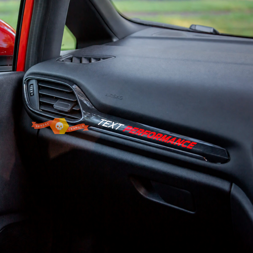 Adesivo decalcomania per airbag Musclecar Performance 2 colori grafica in vinile
