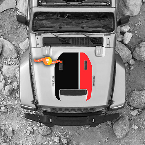 Adesivo Vinilico a Bocchetta Cappotta Stile Mojave per Jeep Wrangler