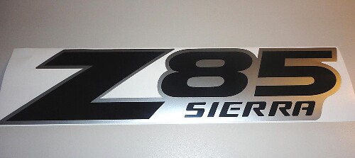 Adesivi in Vinile Stile Originale Z85 Sierra per GMC Sierra