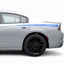 Adesivo Vinile Laterale Strisce 5.7L H/O per Dodge Charger 2015-2026_2