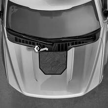 Musclecar Maverick 2022 Decalcomanie grafiche Cappuccio Mappa topografica Adesivi Topo Maverick 2 colori
 2