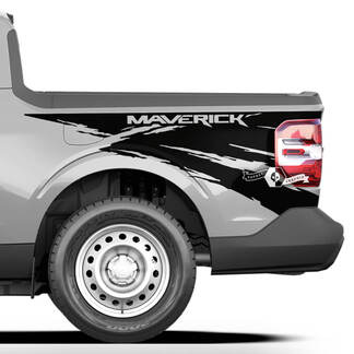Coppia adesivi per decalcomanie laterali con grafica parafango Ford F-150 XLT Maverick Splash Mud Bed
