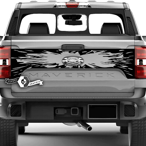 Ford F-150 XLT Maverick portellone Splash Explosion grafica adesivi decalcomanie laterali
