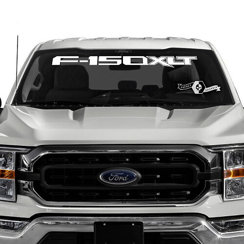 Adesivi per decalcomanie grafiche per parabrezza Ford F-150 XLT
