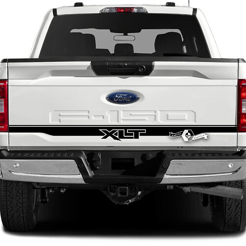 Adesivi Strisce Laterali con Logo per Portellone 2 per Ford F-150 XLT