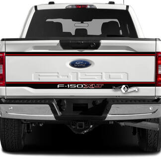 Ford F-150 XLT Portellone posteriore Stripe Logo Grafica Decalcomanie laterali Adesivi 2 colori

