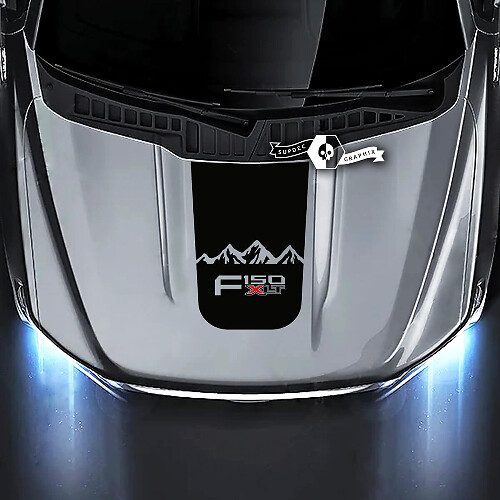 Ford F-150 XLT Hood Mountains Grafica Decalcomanie laterali Adesivi 2 colori
