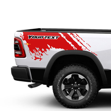Kit di Adesivi Vinilici Laterali Stile Spruzzi di Fango per Dodge Ram 1500 Rebel_2