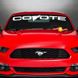 Adesivo decalcomania grafica in vinile per parabrezza COYOTE Mustang Coyote
