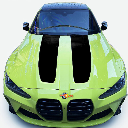 Adesivo in Vinile a Doppia Striscia Stile CSL per BMW M3 M4 G80 G82 G83