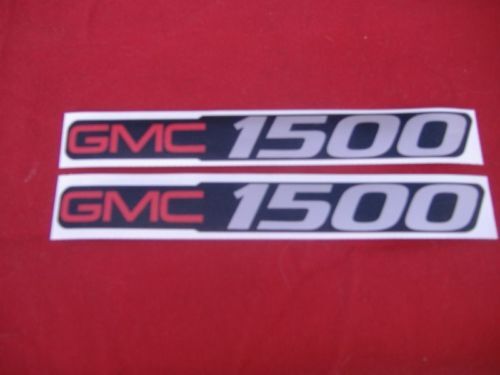 2 GMC 1500 DECAL GMC 1500 SIZE BADGE DECALS ADESIVI