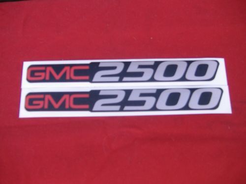 2 GMC 2500 DECAL GMC 1500 SIZE BADGE DECALS ADESIVI