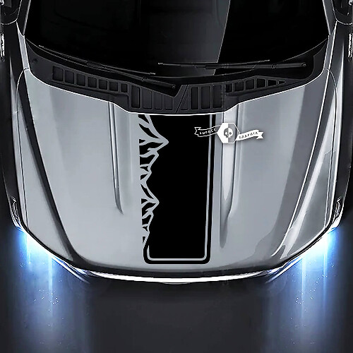 Ford F-150 XL XLT STX LARIAT Rivestimento del cofano Montagne Grafica Decalcomanie Adesivi
