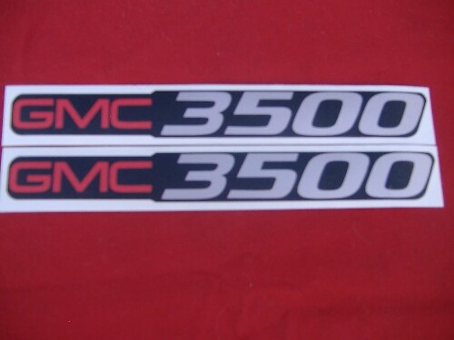 Kit di Adesivi Vinile con Logo GMC 3500 per GMC Sierra