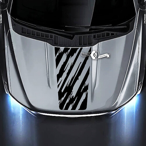 Ford F-150 XL XLT STX LARIAT cofano distrutto grafica decalcomanie adesivi fango
