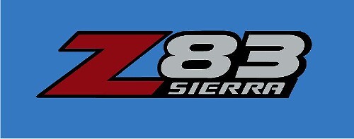 Set di Adesivi in Vinile Stile Originale Z83 Sierra per GMC Sierra