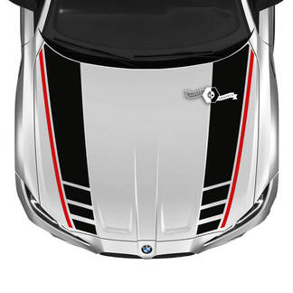 2021+ BMW M4 M3 G80 G82 G83 M Performance Hood M Logo adesivo in vinile 2 colori
