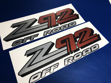 Set di Adesivi in Vinile Z92 Off Road per GMC Sierra Yukon Canyon_2