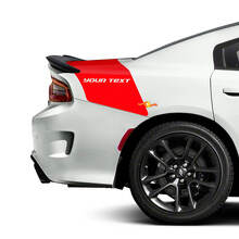 Kit di Adesivi in Vinile con Banda Posteriore Personalizzata per Dodge Charger_3