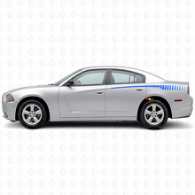 Adesivo Vinilico a Strisce Stroboscopiche per Fianco Pick-up per Dodge Charger 2011-2014_2