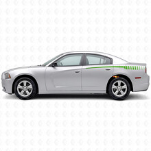 Adesivo Vinilico a Strisce Stroboscopiche per Fianco Pick-up per Dodge Charger 2011-2014_3