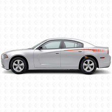 Adesivo Vinilico a Strisce Stroboscopiche per Fianco Pick-up per Dodge Charger 2011-2014_4