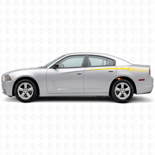 Adesivo Vinilico a Strisce Stroboscopiche per Fianco Pick-up per Dodge Charger 2011-2014_5
