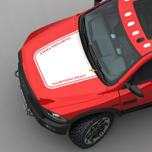 Adesivo in Vinile con Fascia Verticale per Cofano per Dodge Ram 2500 Power Wagon 3
